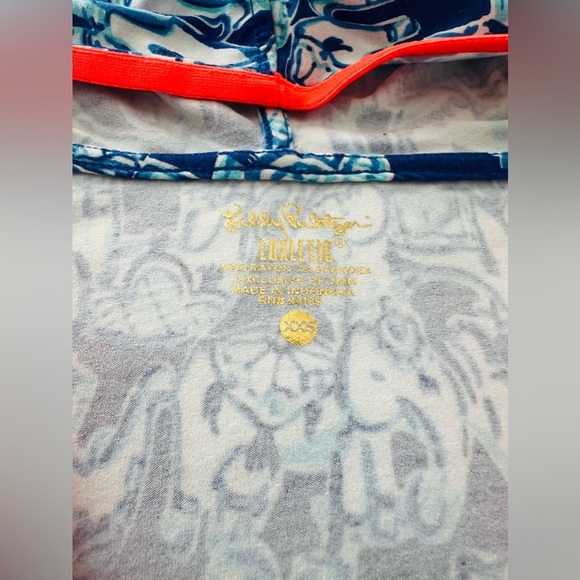 ‼️FINAL SALE MUST GO‼️🩷✨LILY PULITZER WOMEN’S LUXLETIC ELEPHANT HOODIE✨🩷 - Picture 6 of 10
